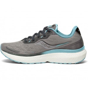 Saucony Triumph 19 Wide Grey Women