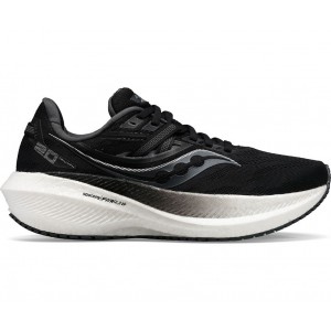 Saucony Triumph 20 Black White Women