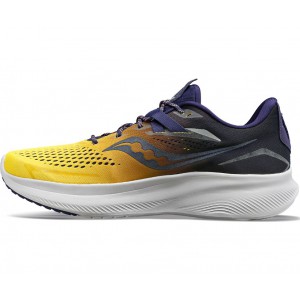 Saucony Vizipro Ride 15 Yellow Purple Women